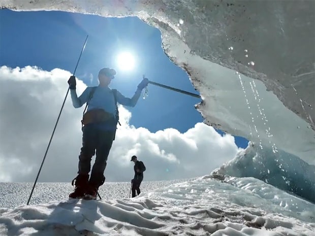 Capturing the melting of glaciers, with data and art