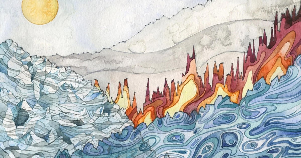 Capturing the melting of glaciers, with data and art