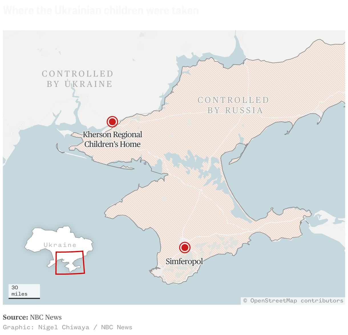 Ukraine’s missing children: The search for babies taken by Russia
