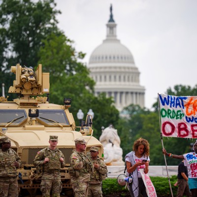 Trump orders up ‘quick reaction force’ of Guard troops for law enforcement