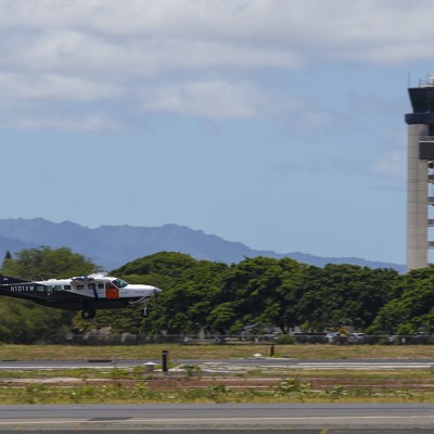 Air Force debuts pilotless cargo flights in the Pacific