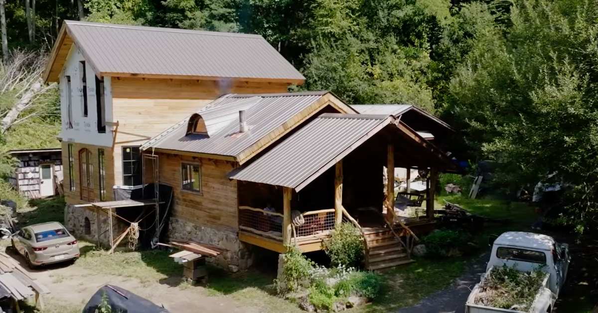 How a man salvaged Hurricane Helene rubble to build a new home