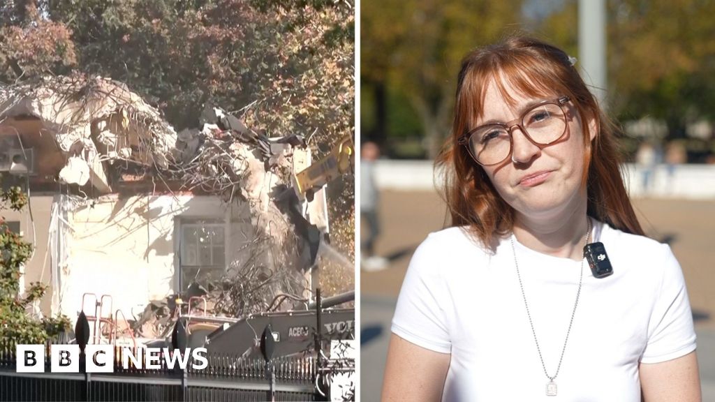 Resignation, shock, approval: A mix of emotions as East Wing demolished