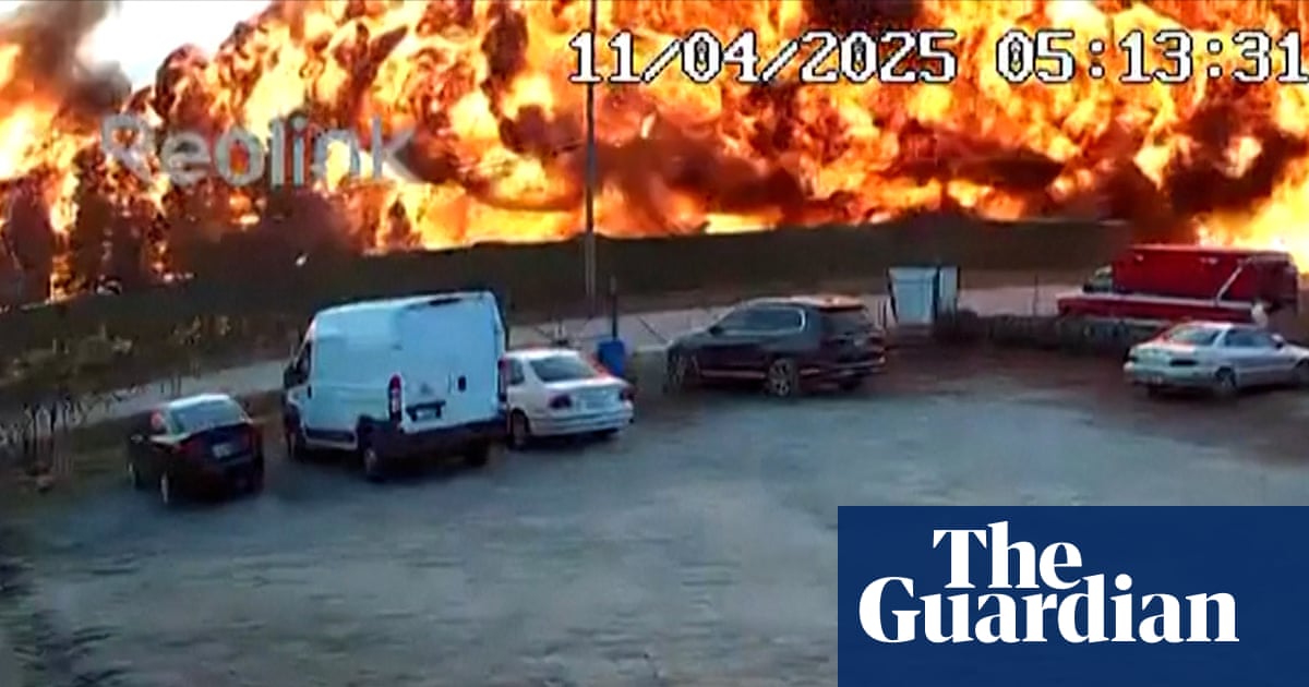 CCTV captures moment UPS cargo plane crashes near Kentucky airport – video