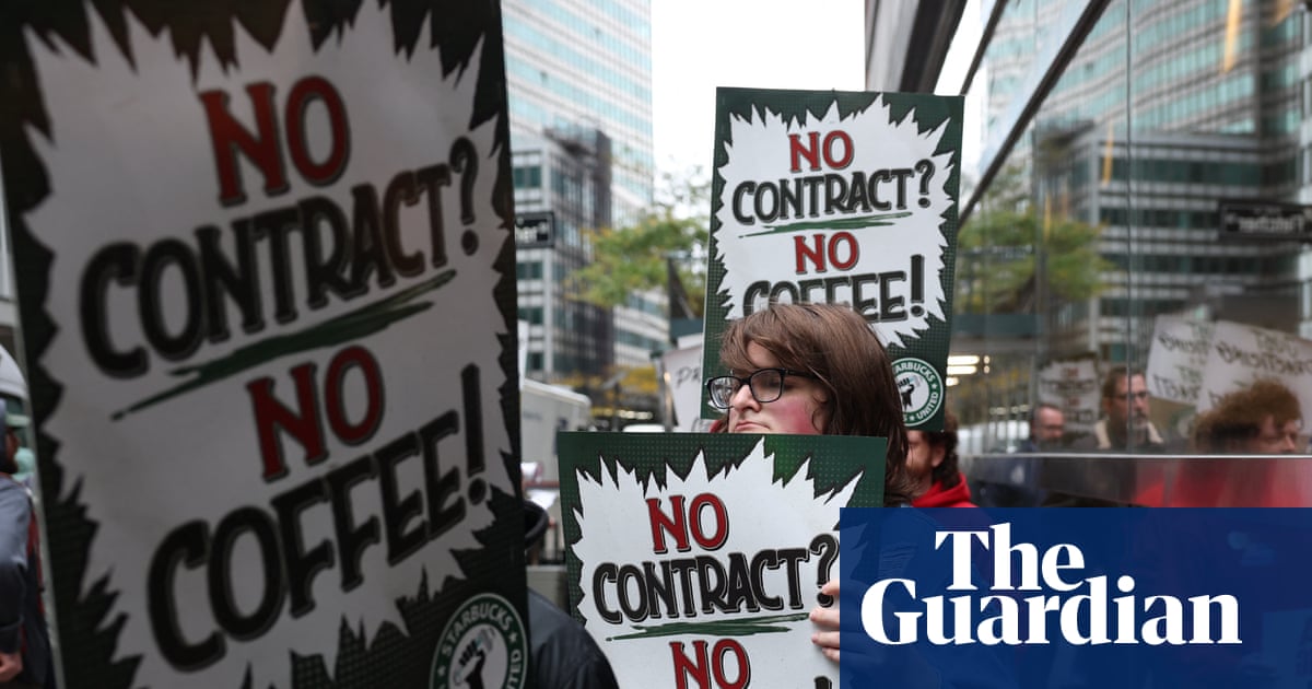Starbucks workers hold strike vote amid anger over pay and conditions
