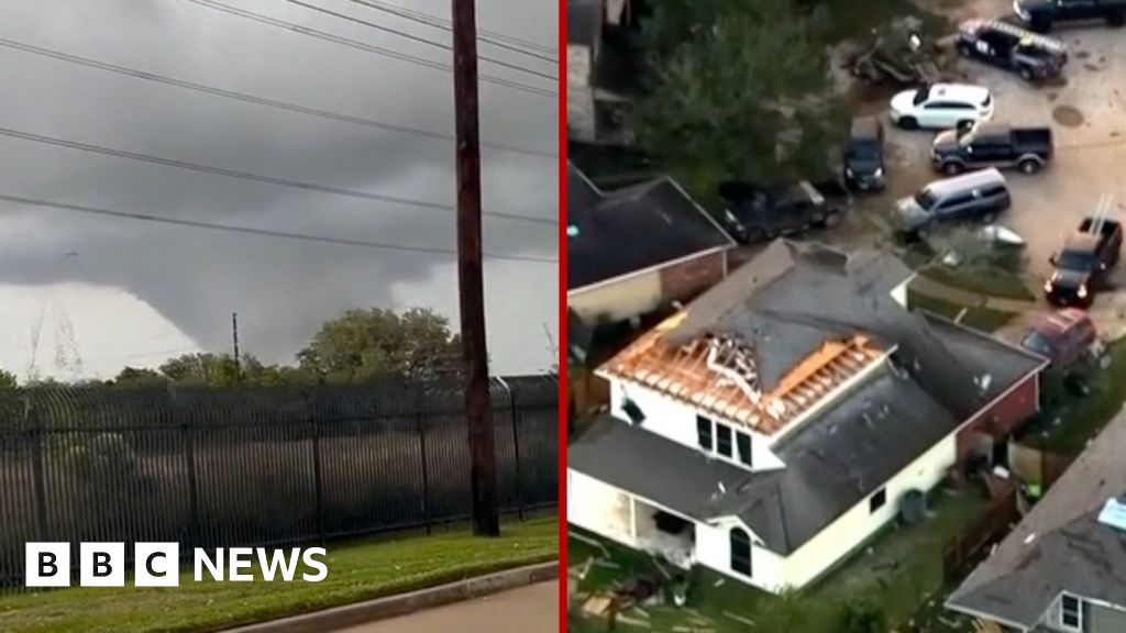 Watch: Homes damaged as tornado, thunderstorms rip through Houston