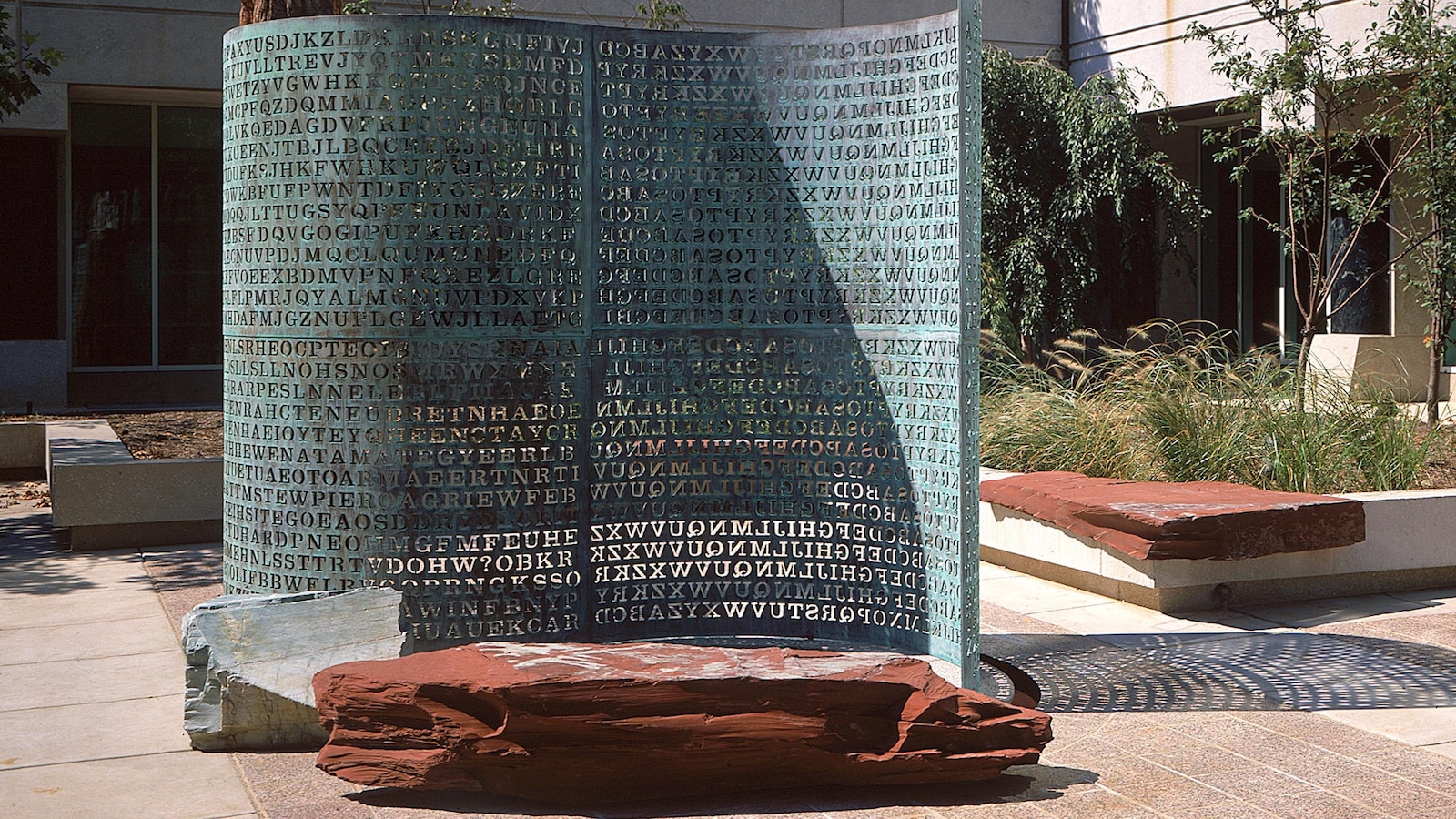 Info to decipher secret message in Kryptos sculpture at CIA headquarters sells for close to $1M