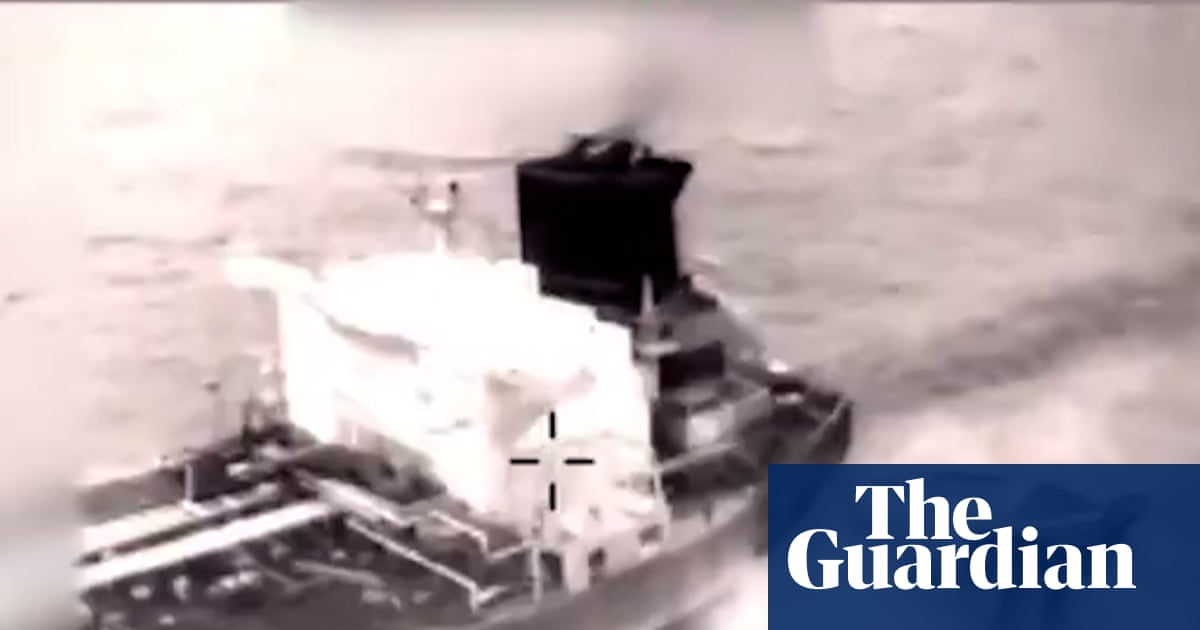Footage shows US forces seizing fifth Venezuela-linked oil tanker – video