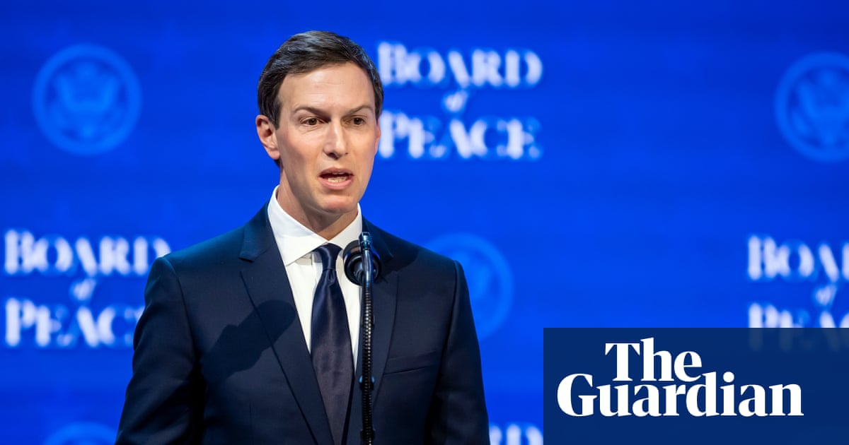 Jared Kushner outlines ‘board of peace’ plans for redevelopment of Gaza – video