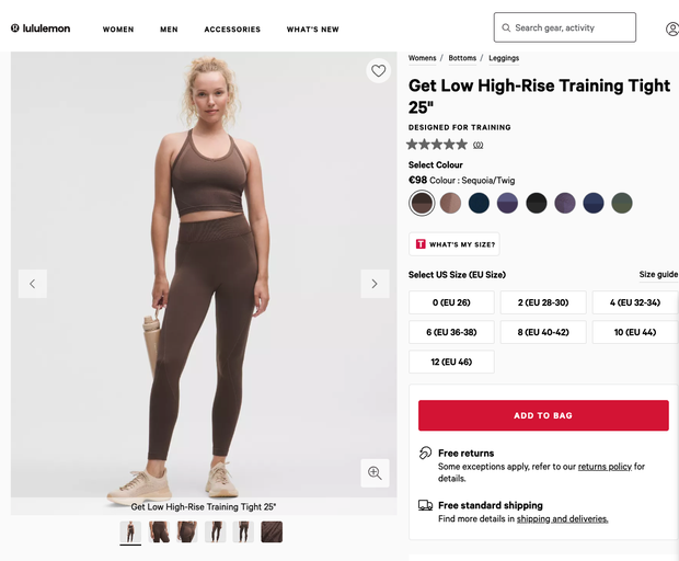 Lululemon pulls "Get Low" leggings from website amid sheer fabric complaints