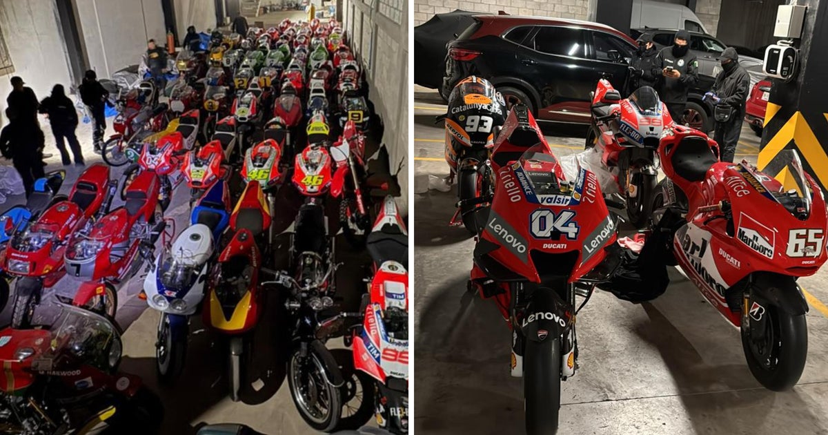 Photos show motorcycle collection tied to Olympian-turned-alleged-drug-kingpin