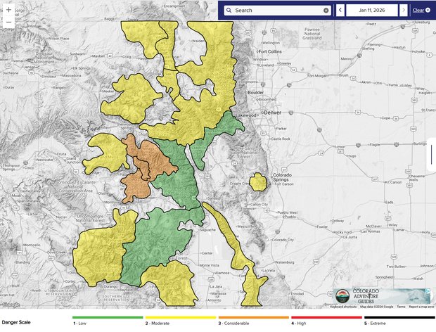 Skiers trigger avalanche in Rocky Mountain National Park, one injured