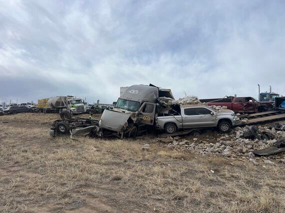 4 dead in crash on Colorado highway involving dozens of vehicles, State Patrol says