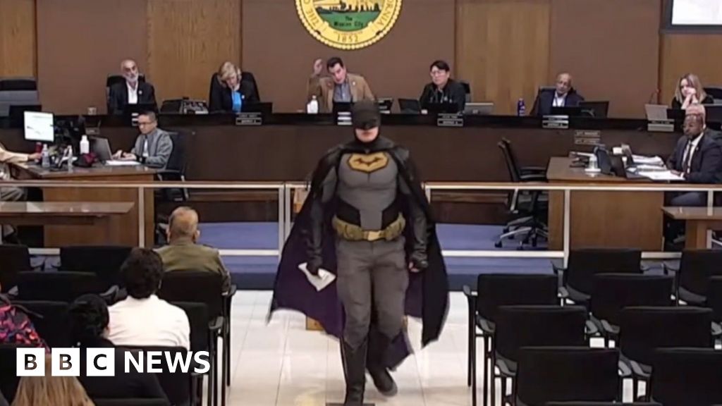 Watch: Batman tells city council to not assist ICE at Super Bowl