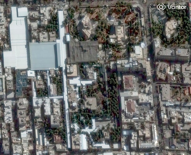 Satellite images show Iranian sites before and after airstrikes