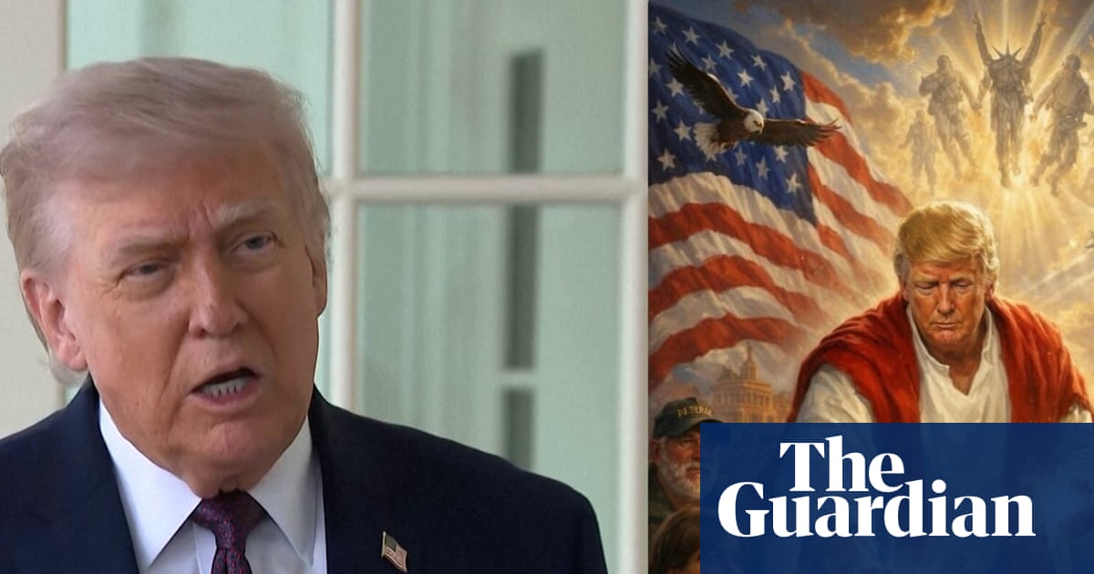‘I make people a lot better’: Trump says controversial AI image portrayed him as a doctor – video