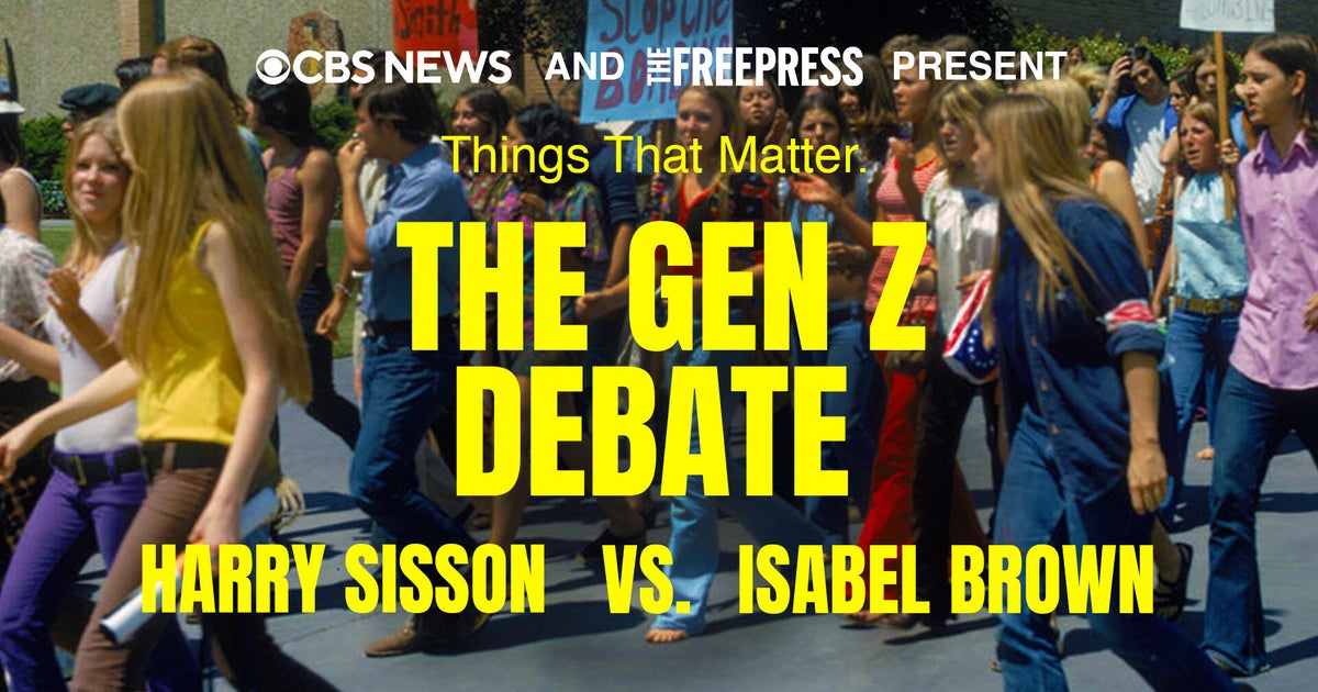 WATCH: The Gen-Z Debate with Harry Sisson and Isabel Brown
