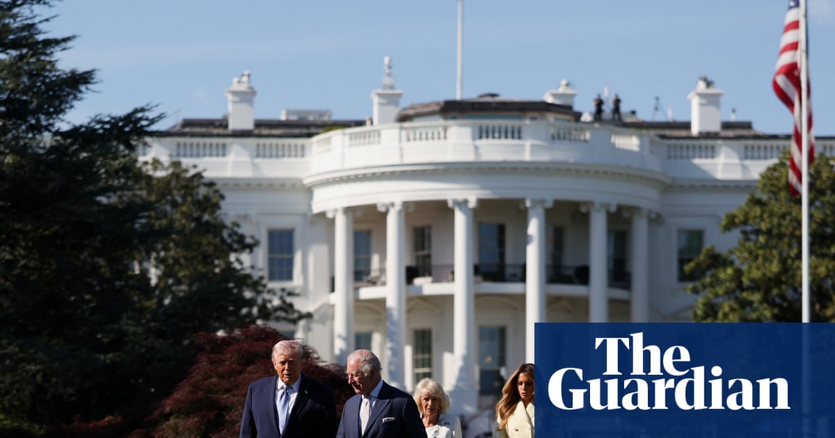 King Charles III and Queen Camilla begin US state visit – in pictures