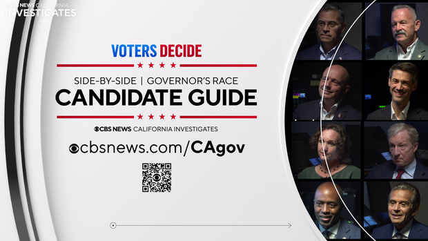 CBS News California launches interactive governor's race candidate guide