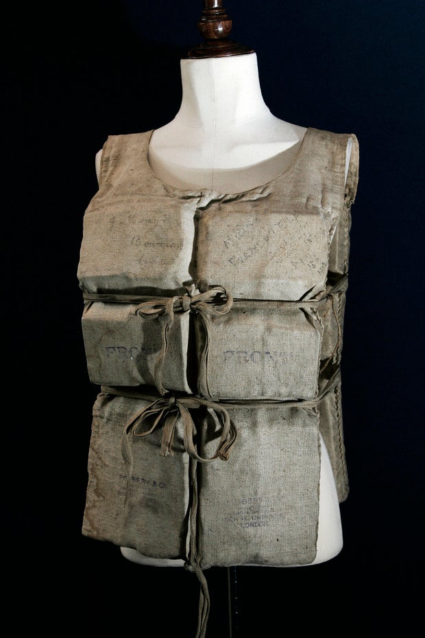 Life jacket worn by Titanic passenger who survived auctioned for $900,000