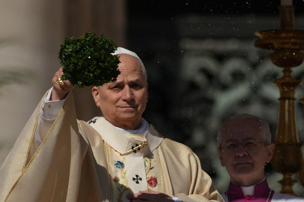 Pope Leo calls for hope amid global conflicts on his first Easter as pontiff