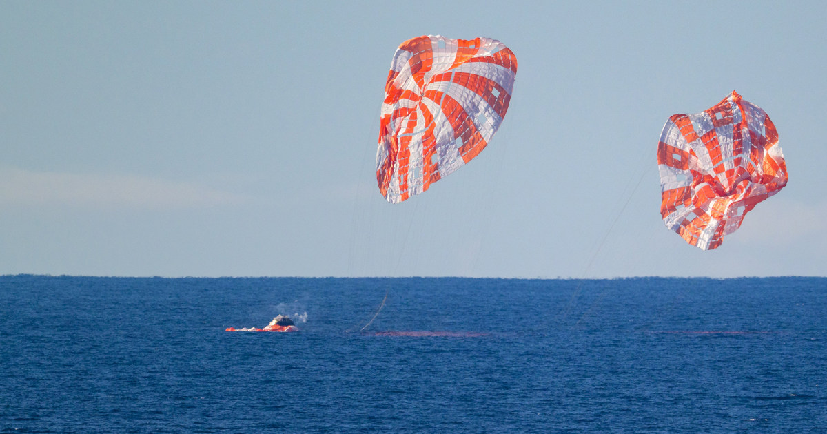 Watch highlights of Artemis II’s return to Earth