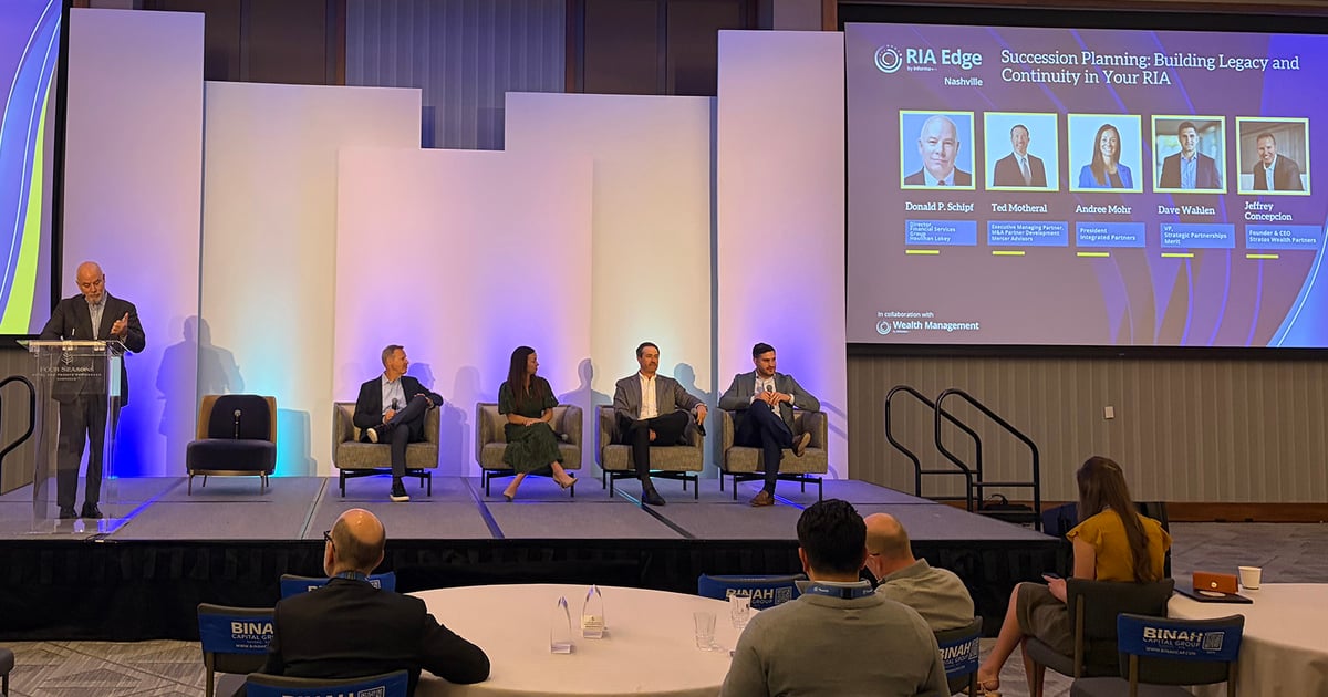 RIA Edge Nashville: Why to Plan Succession 5-7 Years Out