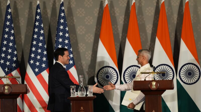 Rubio tries to tackle a trust deficit between Washington and Delhi on first official India trip