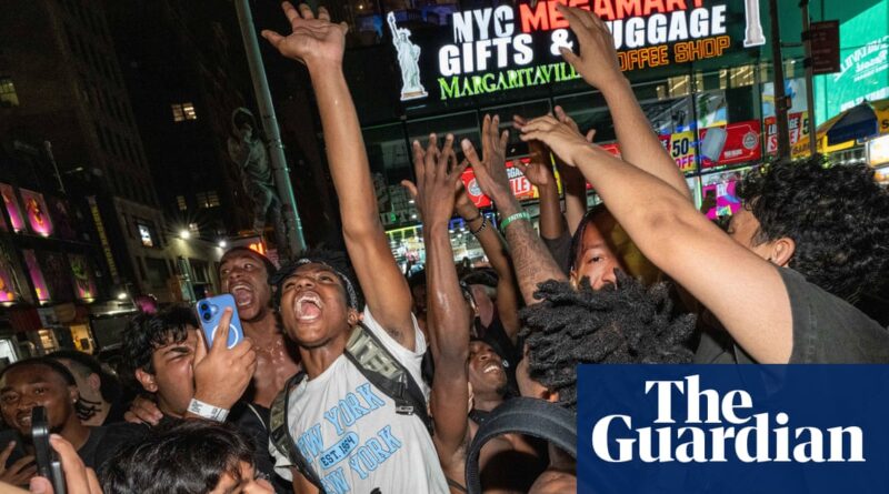 New York erupts in celebration after Knicks win first NBA title in 53 years – video