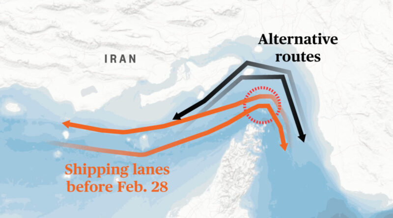 Tracking ship traffic through the Strait of Hormuz. Updated regularly.