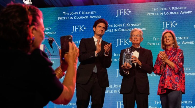 Jerome Powell uses JFK award speech to warn against political pressure on Fed, courts and schools