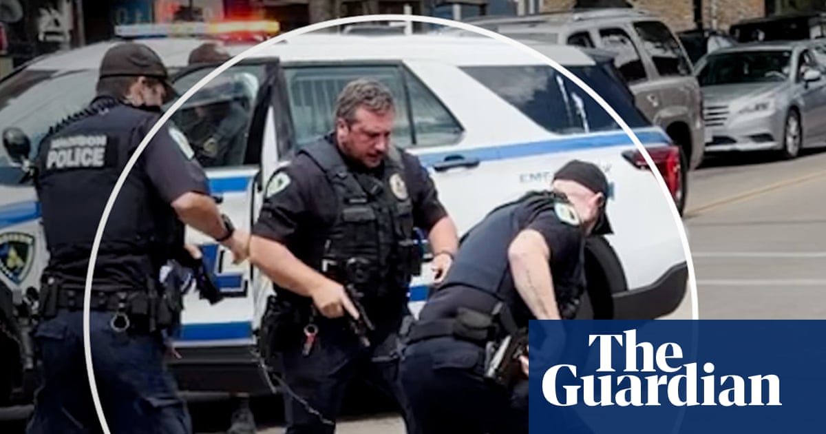 Bystander video shows moment Madison police fatally shoot man – video