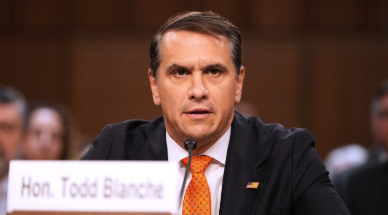 The Latest: Todd Blanche faces US Senate for DOJ confirmation hearing