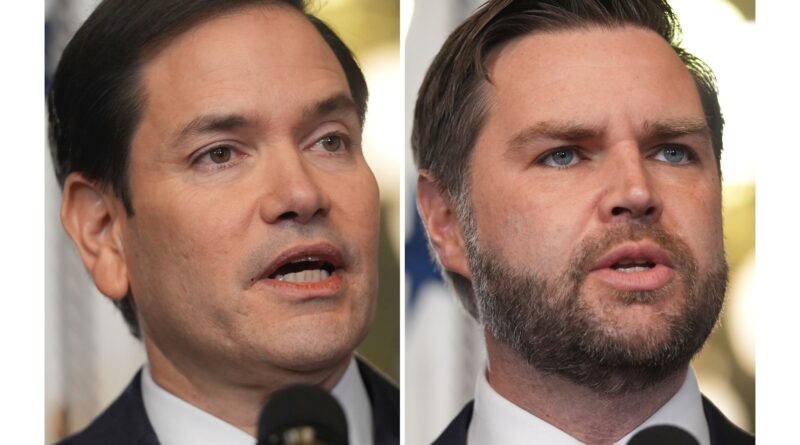 Vance and Rubio take different approaches as Iran tests their 2028 prospects