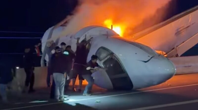 Both engines flamed out before small jet crashed in June on highway, NTSB report says