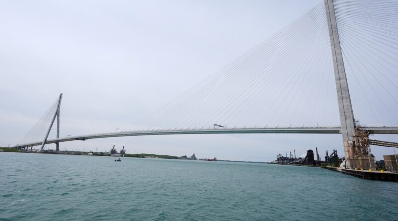 US-Canada bridge has been years in the making. But tension between countries is sapping the joy